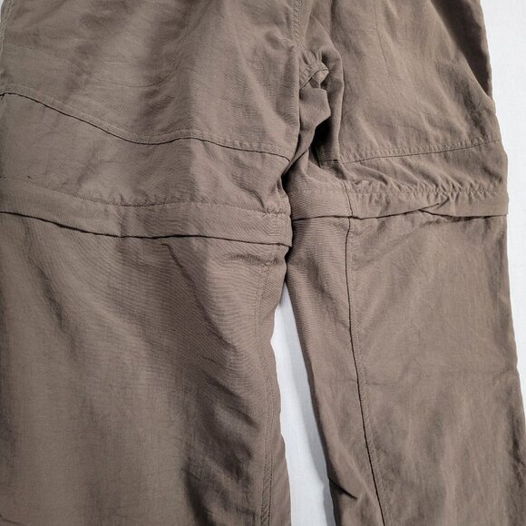 Columbia Women's Hiking Pants (S Long) Olive-Brown Pockets Zip-Off Legs - Picture 8 of 8